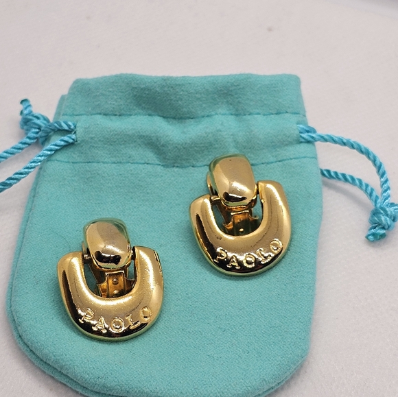 Paolo Gucci Clip on Earrings - Picture 2 of 9